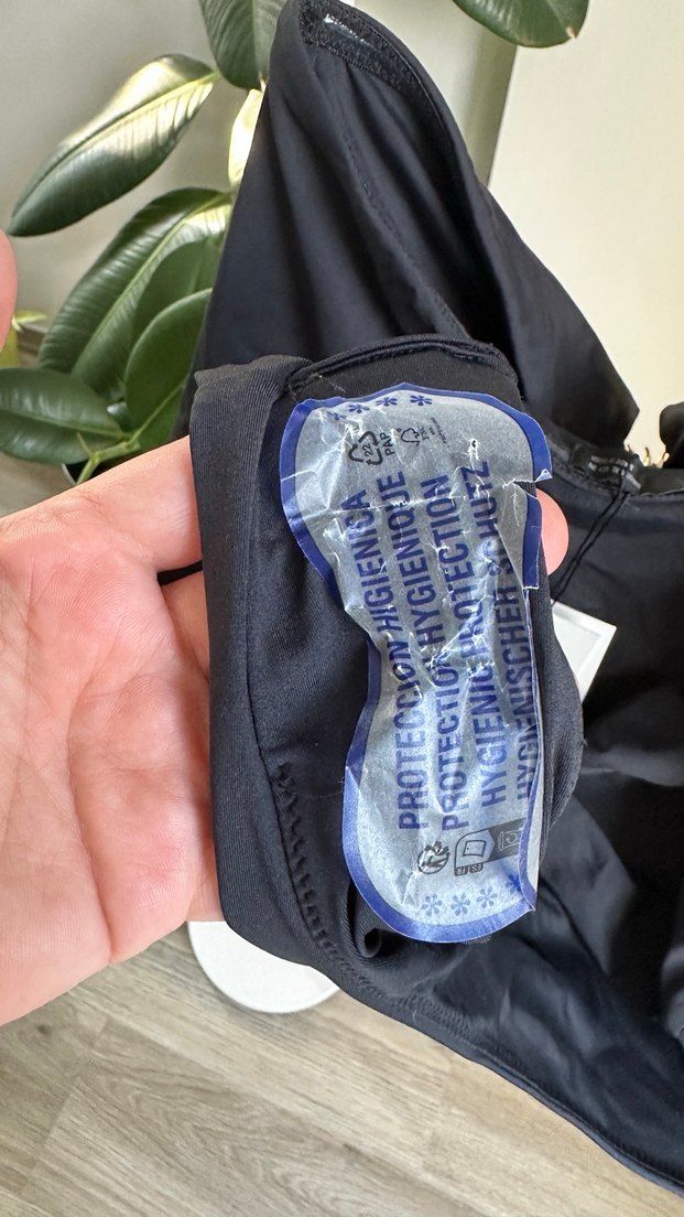 Siyah Uzun Boy Fit Bohem Mayo - Görsel 5