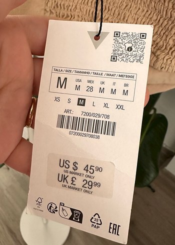 Fırfırlı Straplez Mini Keten Bustiyer - Görsel 5