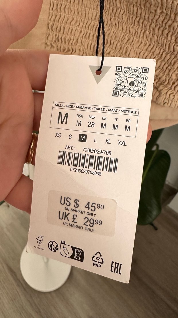 Fırfırlı Straplez Mini Keten Bustiyer - Görsel 5