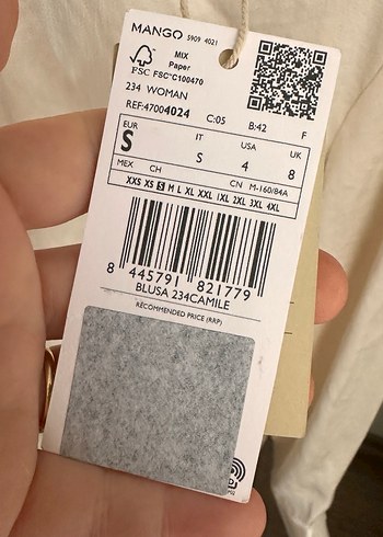 Bej Midi Kadın Ofis Bluzu - Görsel 6