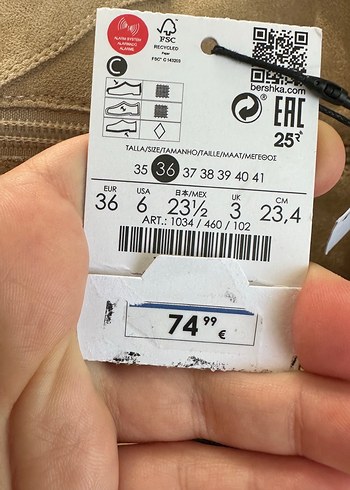 36 Beden Bej Nakışlı ve Boncuklu Süet Kadın Çizme