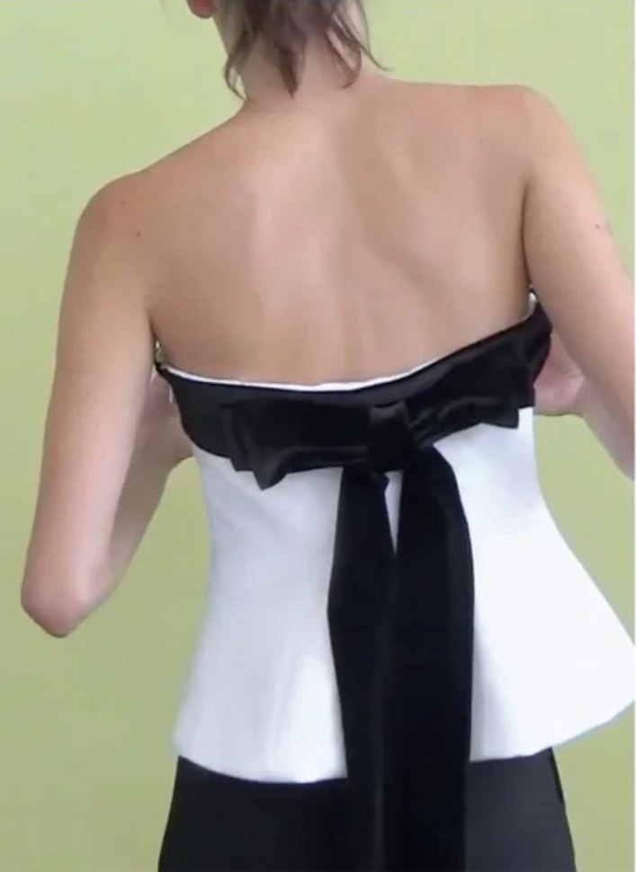 Beyaz Straplez Büstiyer - Görsel 2