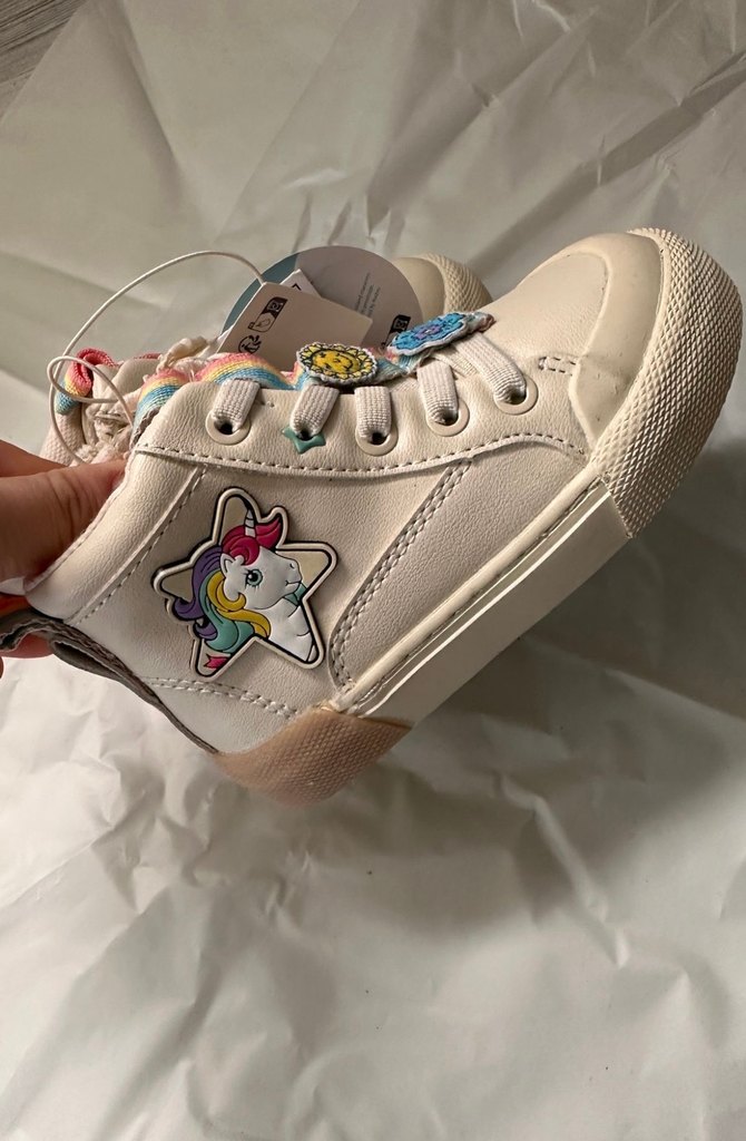 Kız Çocuk Çok Renkli Bağcıklı Sneaker - Görsel 3