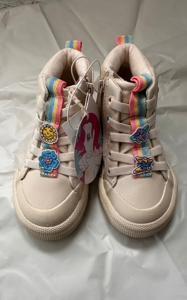 Kız Çocuk Çok Renkli Bağcıklı Sneaker - Görsel 2