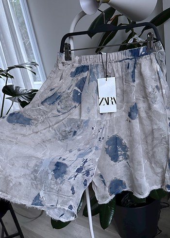 Gri Bağlamalı Salaş bermuda Şort - Görsel 4