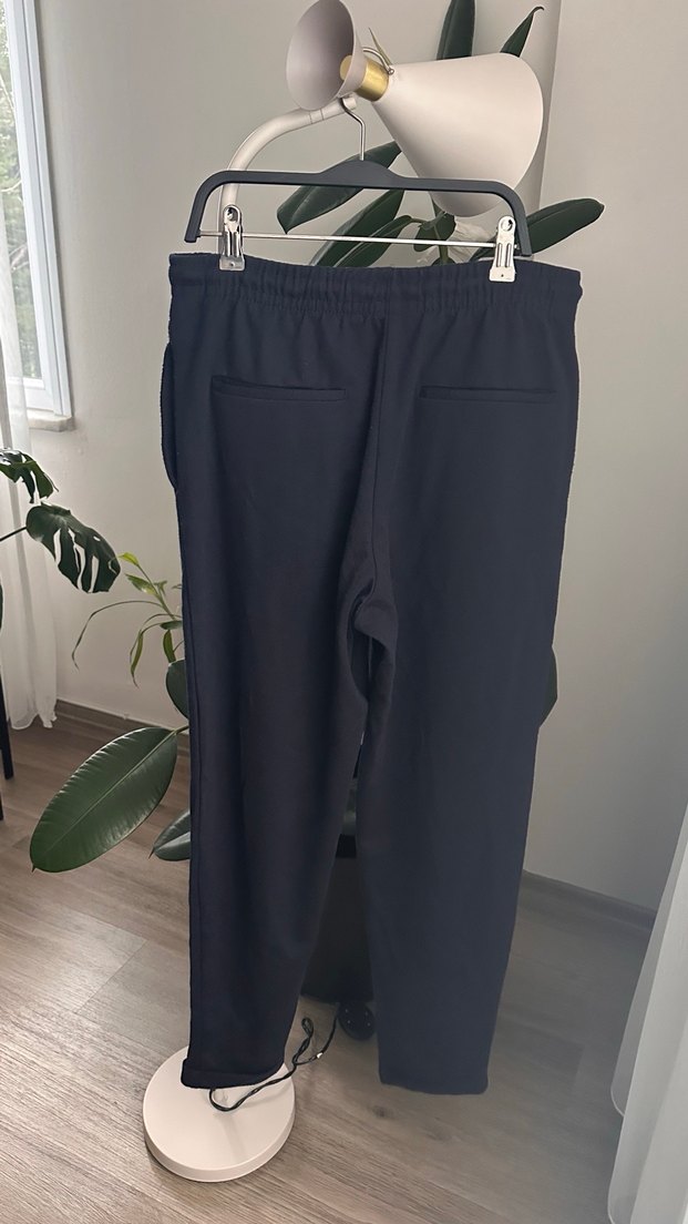 Linen Kumaşlı LacivertPantolon - Görsel 2