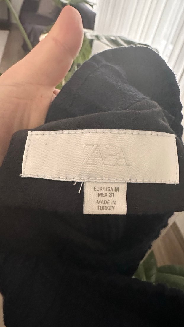 Linen Kumaşlı LacivertPantolon - Görsel 3