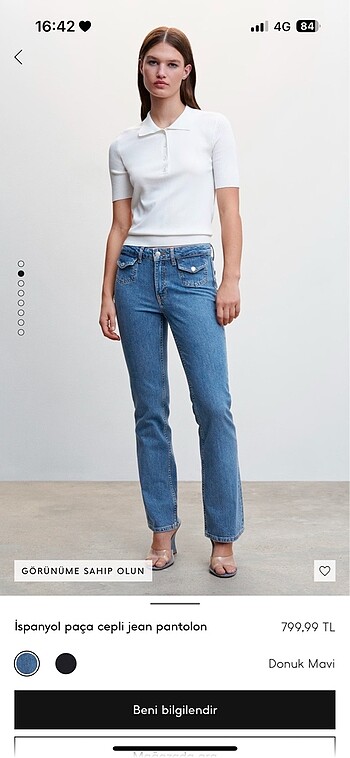 Mango jean