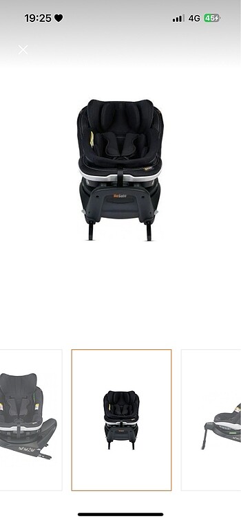 9- 18 kg Beden siyah Renk Besafe oto koltuk