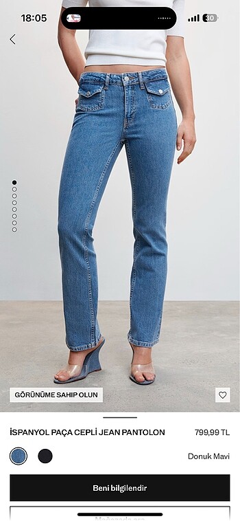 Mango jean