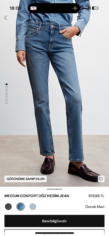 Mango jean