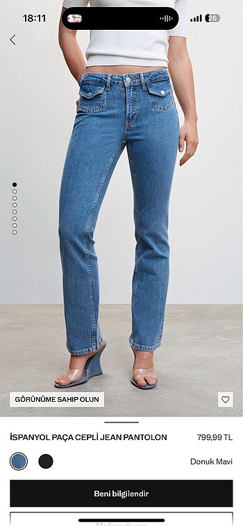 Mango jean