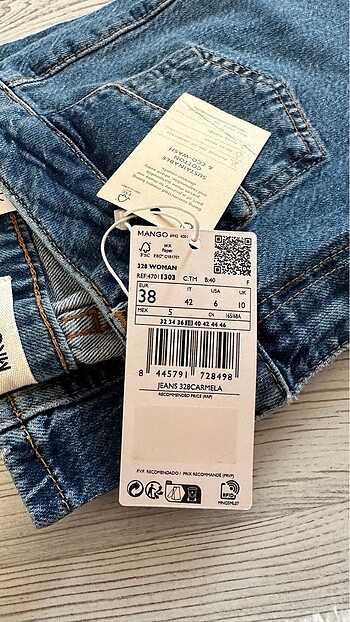 m Beden Mango jean