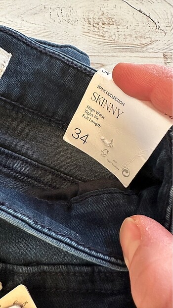 xs Beden lacivert Renk Mango jean