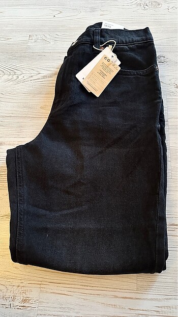 l Beden siyah Renk Mango jean