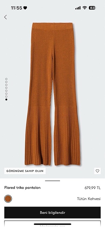 m Beden Mango pantolon