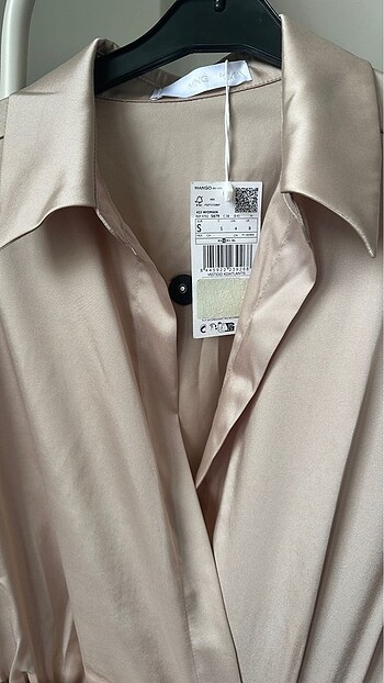 xs Beden camel Renk Mango elbise