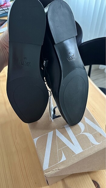 38 Beden siyah Renk Zara ayakkabı