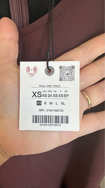 xs Beden Zara elbise