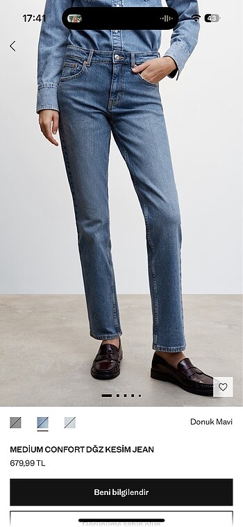 Mango jean