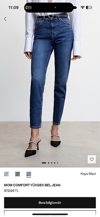 Mango jean