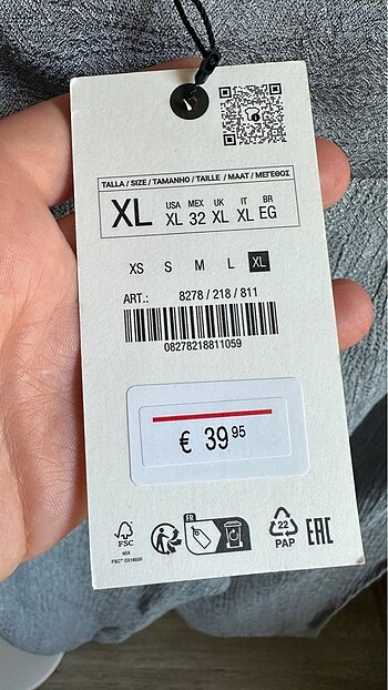 xl Beden Zara pantolon