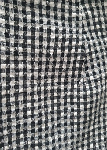 Pötikareli boyundan bağlamalı Midi Elbise - Görsel 10