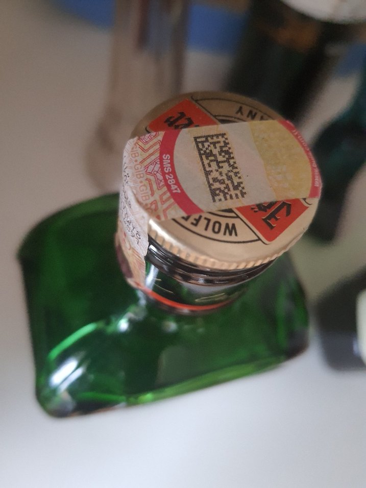 Jägermeister Likör Boş Şişe - Koyu Yeşil - Görsel 4