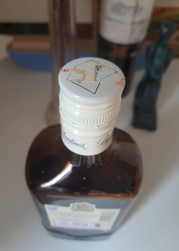 Boş Şişe koleksiyonluk.Ballantine's Koyu Bordo - Görsel 3