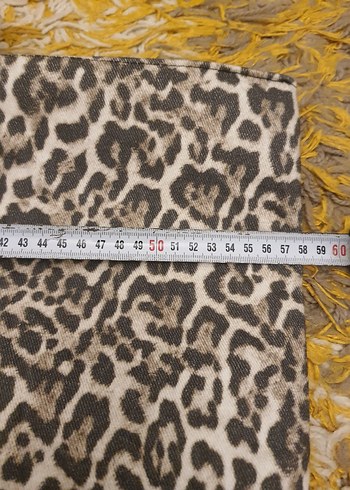 Leopar Desenli Fermuarlı Plaj Çantası - Görsel 11