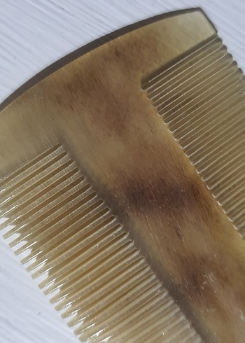 Doğal Hakiki Kemik saç, sakal, bıyık ,bebek Tarak - Görsel 2