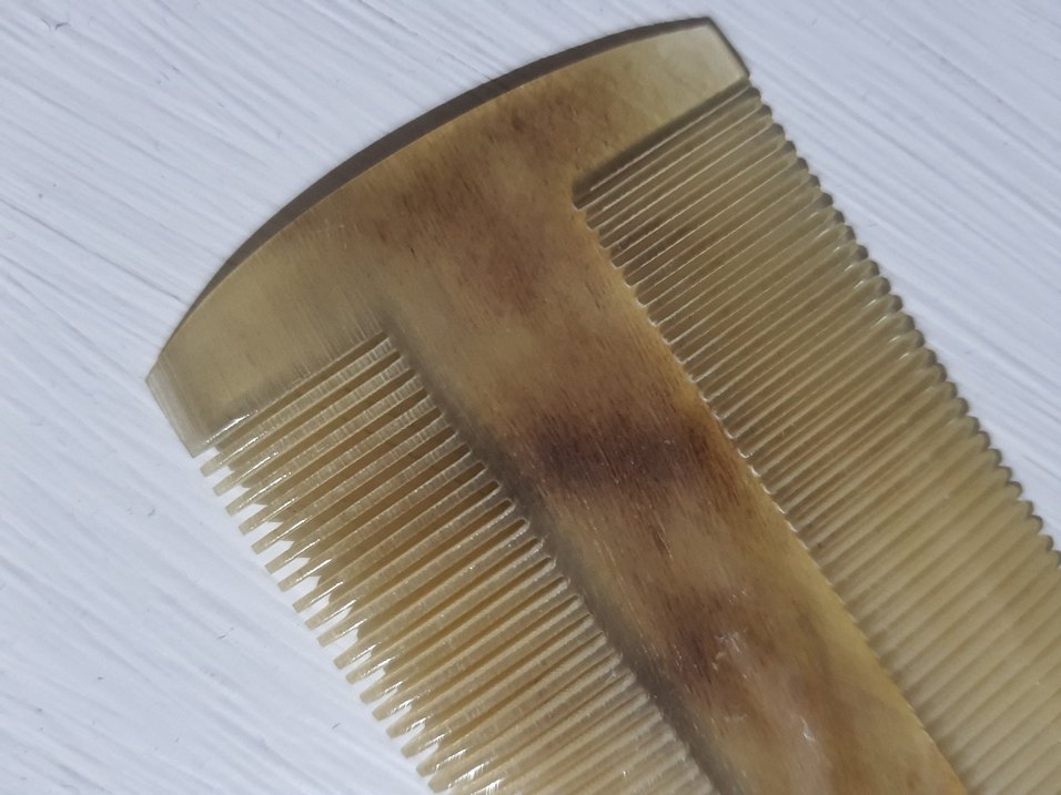 Doğal Hakiki Kemik saç, sakal, bıyık ,bebek Tarak - Görsel 2