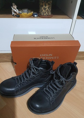 Hakiki Deri Lumberjack Erkek Bot - Görsel 12