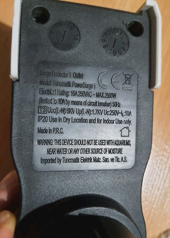 Tuncmatik Tekli Akım koruma Prizi - Görsel 4