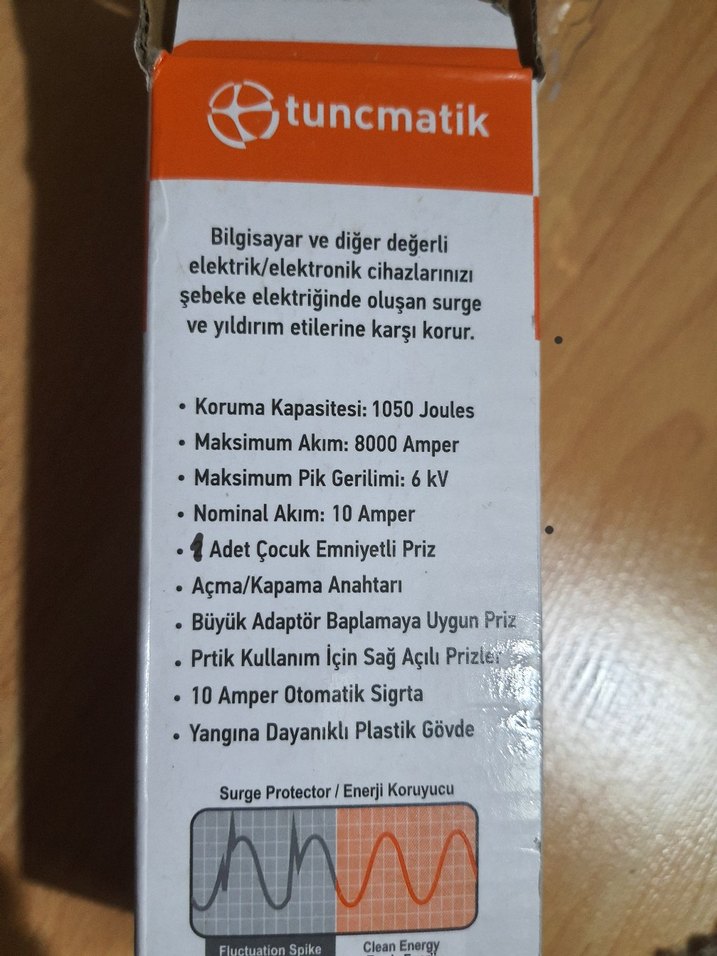 Tuncmatik Tekli Akım koruma Prizi - Görsel 5
