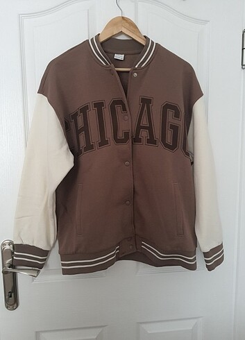 DeFacto Oversize bomber hırka ,kolej ceket