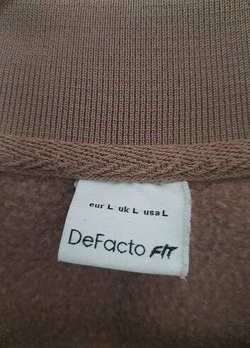 l Beden DeFacto Oversize bomber hırka ,kolej ceket