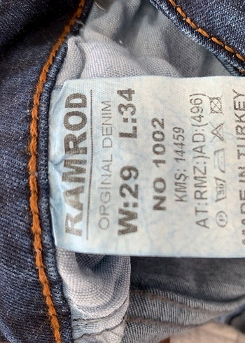 Lacivert Kadın Regular Fit Denim Pantolon - Görsel 3