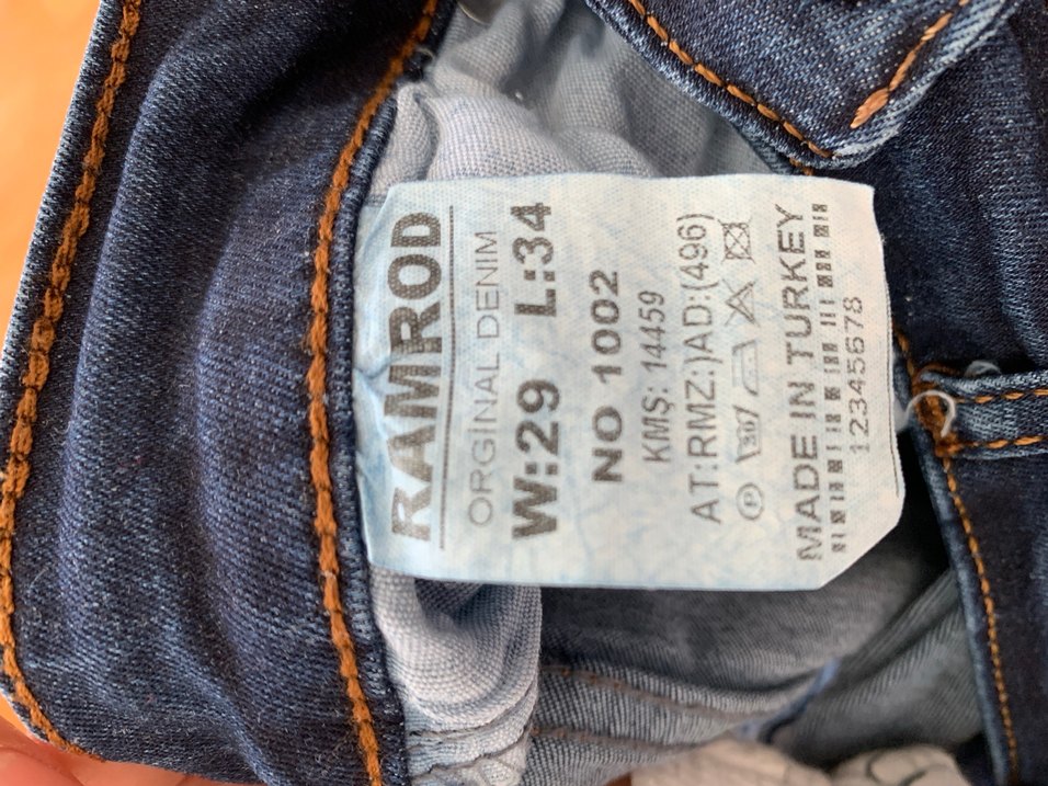 Lacivert Kadın Regular Fit Denim Pantolon - Görsel 3