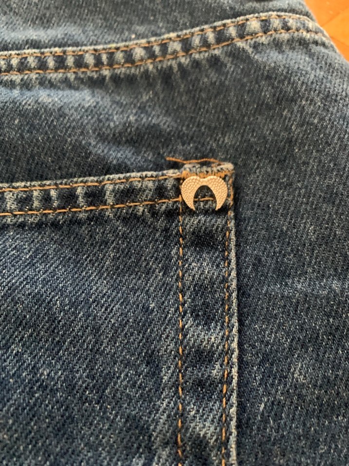 Düğmeli Mini Mavi Kadın Kot Şort - Görsel 4