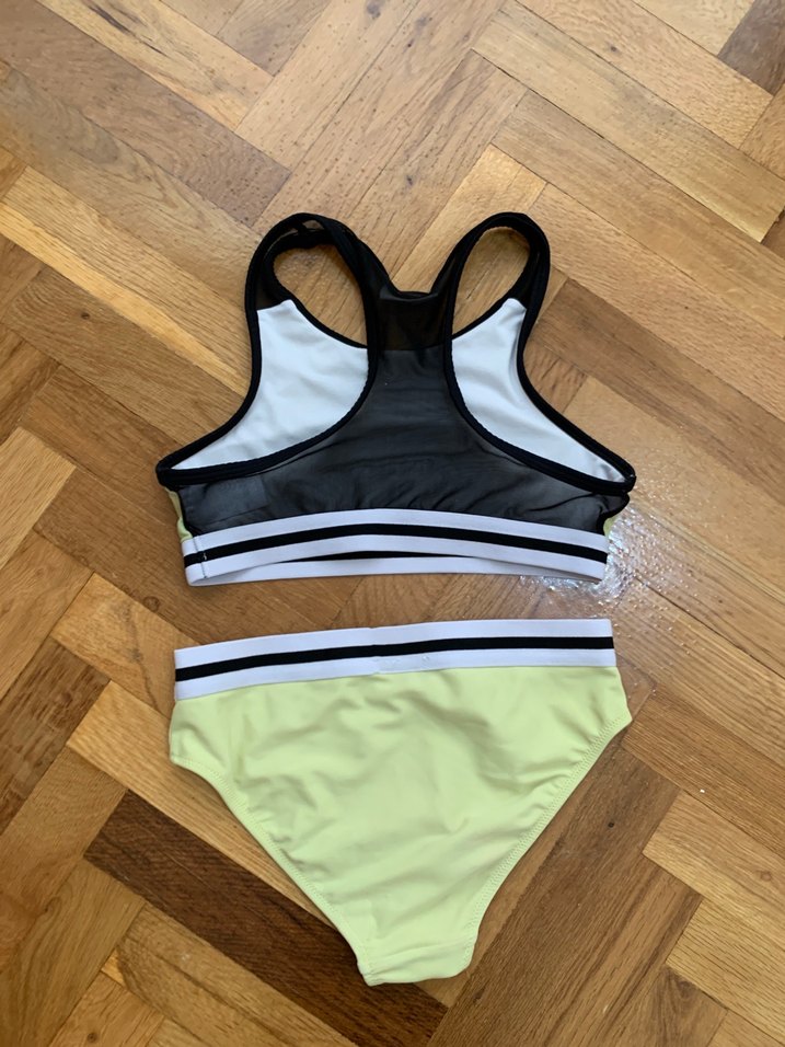 Sarı Baskılı Kız Bikini Takımı - Görsel 2