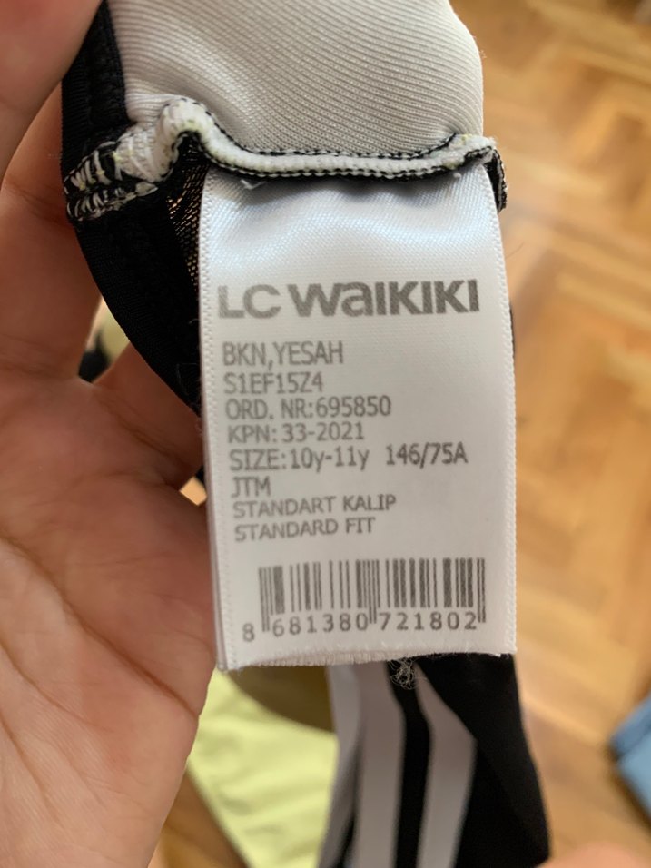 Sarı Baskılı Kız Bikini Takımı - Görsel 3