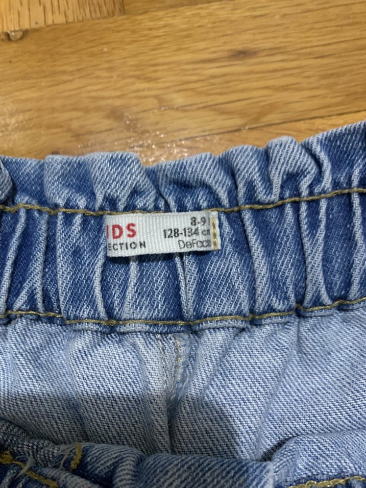 Mavi Bel Lastikli Midi Boy Jean - Görsel 2