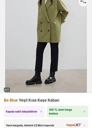 Kaşe kaban sıfır 