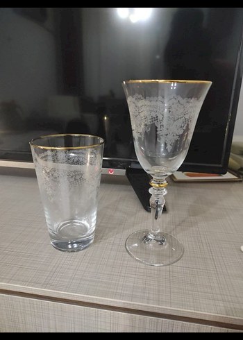 Şeffaf Kadeh ve Bardak Seti