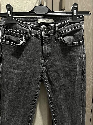 Mavi jeans füme kot bedenin resmi mevcut - Görsel 3