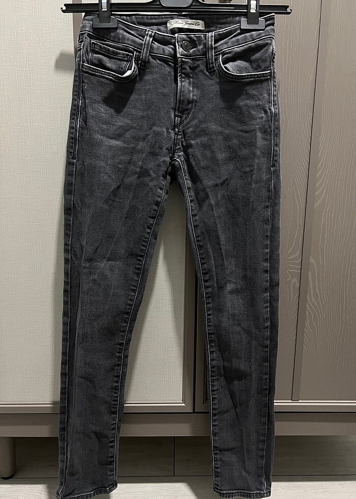 Mavi jeans füme kot bedenin resmi mevcut - Görsel 2