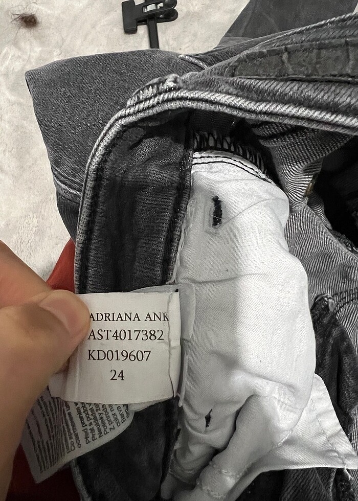 Mavi jeans füme kot bedenin resmi mevcut - Görsel 5