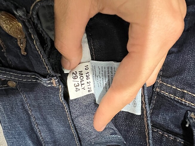 Mavi Jeans koyu kot sıfır - Görsel 6