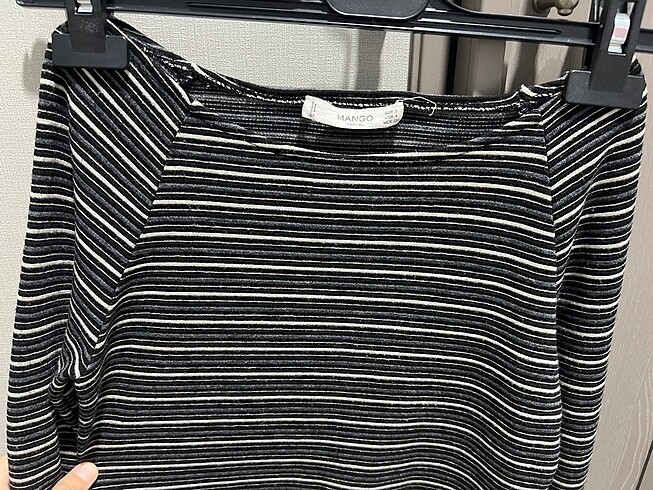 Mango çizgili elbise - Görsel 5